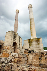 Image showing Antonine Baths chimneys