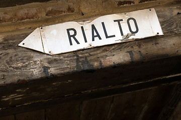 Image showing Directions to Rialto