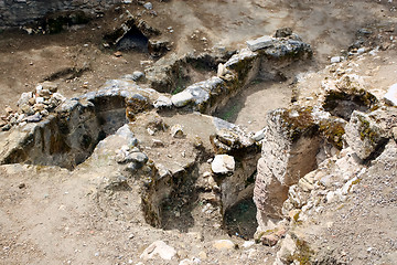 Image showing Antonine baths Phoenician Graves