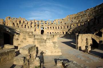 Image showing El Djem, Amphitheatre