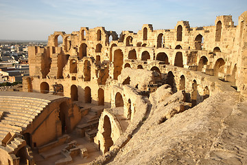 Image showing 	El Djem Amphitheatre in Tunisia