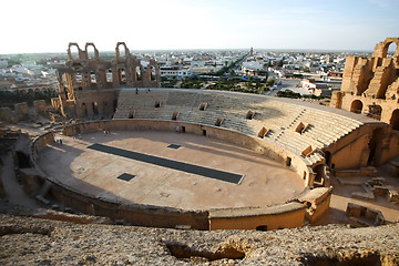 Image showing 	Amphitheater in El Djem