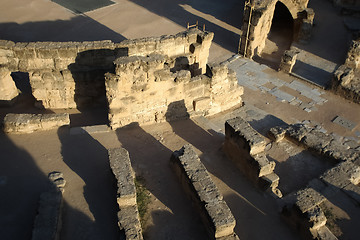 Image showing El Djem, Amphitheatre ruins