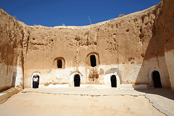 Image showing Inmate at his Troglodyte communitie