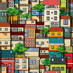 Image showing Favela seamless pattern