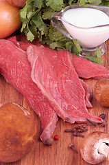 Image showing Cooking Beef Stroganoff