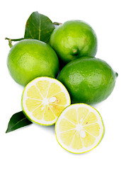 Image showing Green Lemons