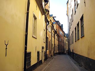 Image showing old Stockholm street