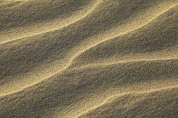 Image showing Rippled sand