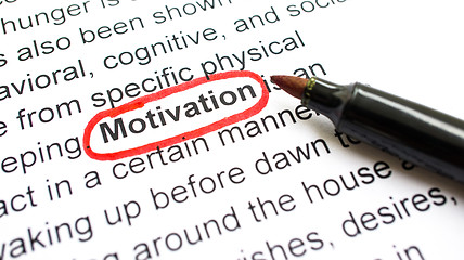 Image showing Motivation Concept