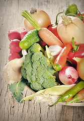 Image showing fresh vegetables