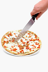 Image showing margherita pizza 3