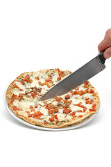 Image showing margherita pizza 4