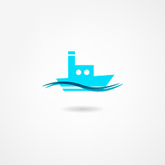 Image showing yacht icon