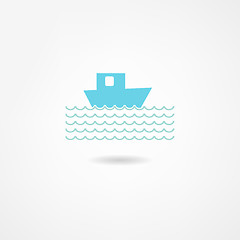 Image showing yacht icon