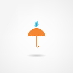 Image showing umbrella icon