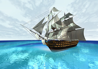 Image showing Sailing Ship