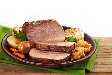 Image showing Roast pork