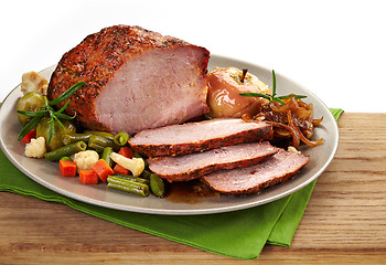 Image showing Roast pork