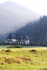 Image showing House among mountains