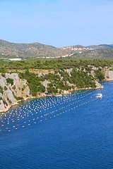 Image showing Croatia - mussel farm