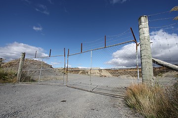 Image showing Steel gate