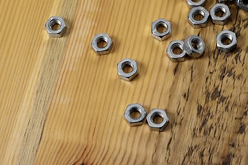 Image showing Metal nuts