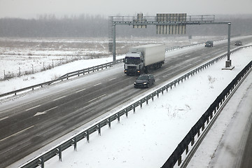 Image showing Snowy Highway