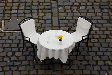 Image showing Table on the street