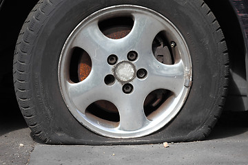 Image showing Flat Tire