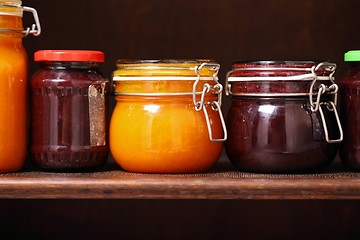 Image showing Jars of Jam