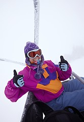 Image showing Skier Portrait