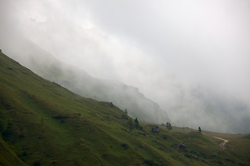 Image showing Foggy mountains