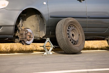 Image showing Tyre Change