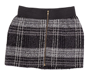 Image showing Women's plaid skirt