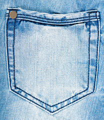 Image showing jeans pocket 