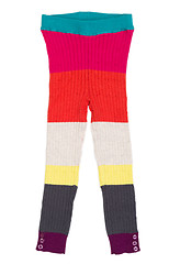 Image showing Children's knitted trousers