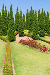 Image showing Landscaped garden Royal Flora Ratchaphruek