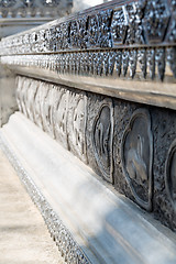 Image showing fragment of a silver temple Wat Sri Suphan