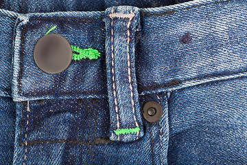 Image showing piece of men's jeans 