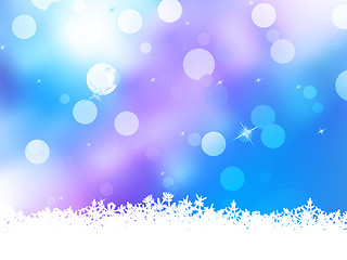 Image showing Christmas background with copy space. EPS 10