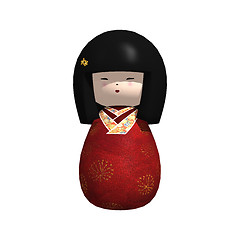 Image showing Kokeshi Doll