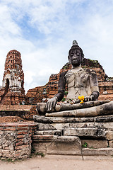 Image showing Ancient buddha statue