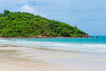 Image showing Tropical beach and small island
