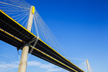 Image showing Suspension bridge in Hong Kong