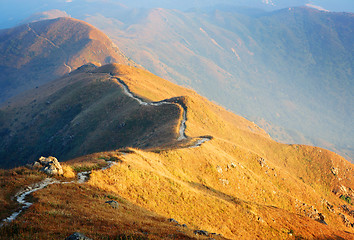 Image showing Mountain path