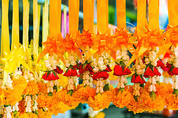 Image showing Garland flower for worship