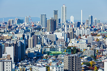 Image showing Tokyo skyline in Japan