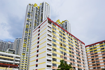 Image showing Apartment building in Hong Kong