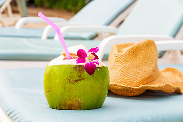 Image showing Relaxation on beach